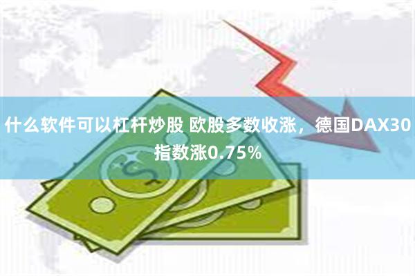 什么软件可以杠杆炒股 欧股多数收涨，德国DAX30指数涨0.75%