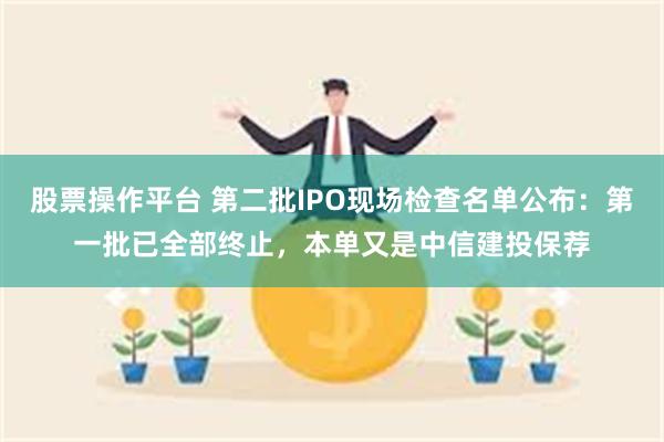 股票操作平台 第二批IPO现场检查名单公布：第一批已全部终止，本单又是中信建投保荐